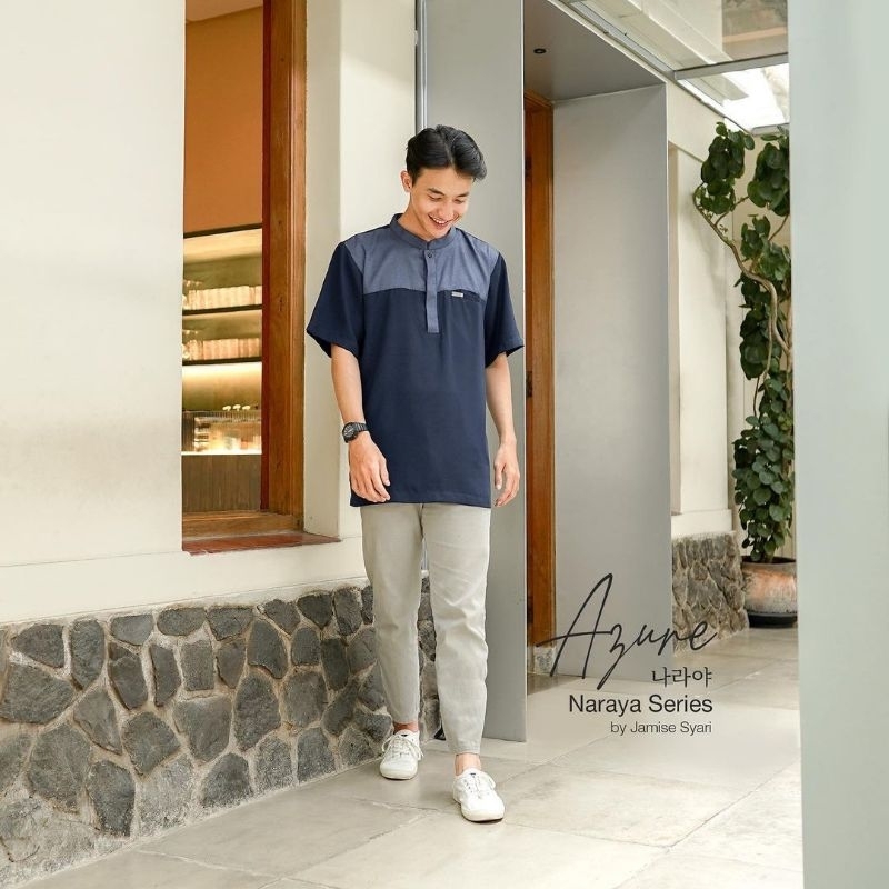 เจมี่ | ซีรีส์ Koko Men Naraya - Azure | Jamise Syari - Faezia Official Shop | Koko เสื้อผ้าผู้ชายคู