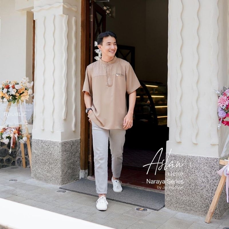 เจมี่ | Koko Men Naraya Series - Aslan | Jamise Syari - Faezia Official Shop | เสื้อผ้าคู่รัก Koko p