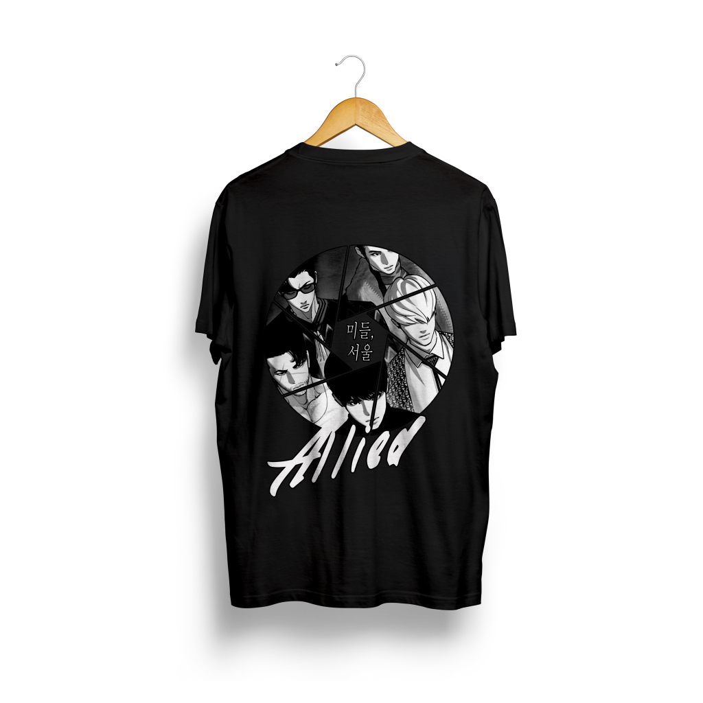 เสื้อยืด Allied Crew Lookism (1) Cotton Combed 24S ฟรีพวงกุญแจ