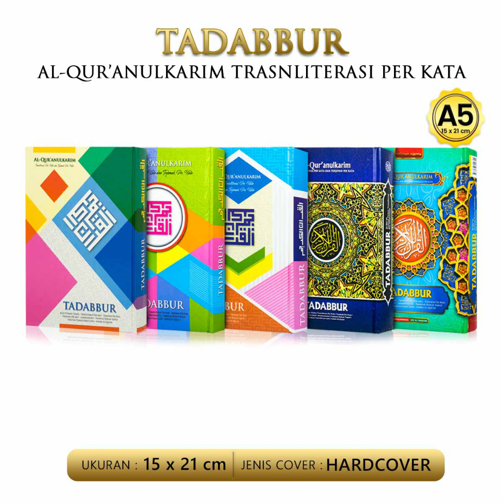 Small Quran A5 Size Al Quran TADABBUR Al Quranulkarim Transliteration Word and Word Transliteration