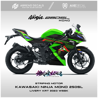 สติกเกอร์ NINJA MONO 25O SL KRT 2023 WSBK RACING KAWASAKI NINJA 250SL สําหรับติดตกแต่งรถจักรยานยนต์