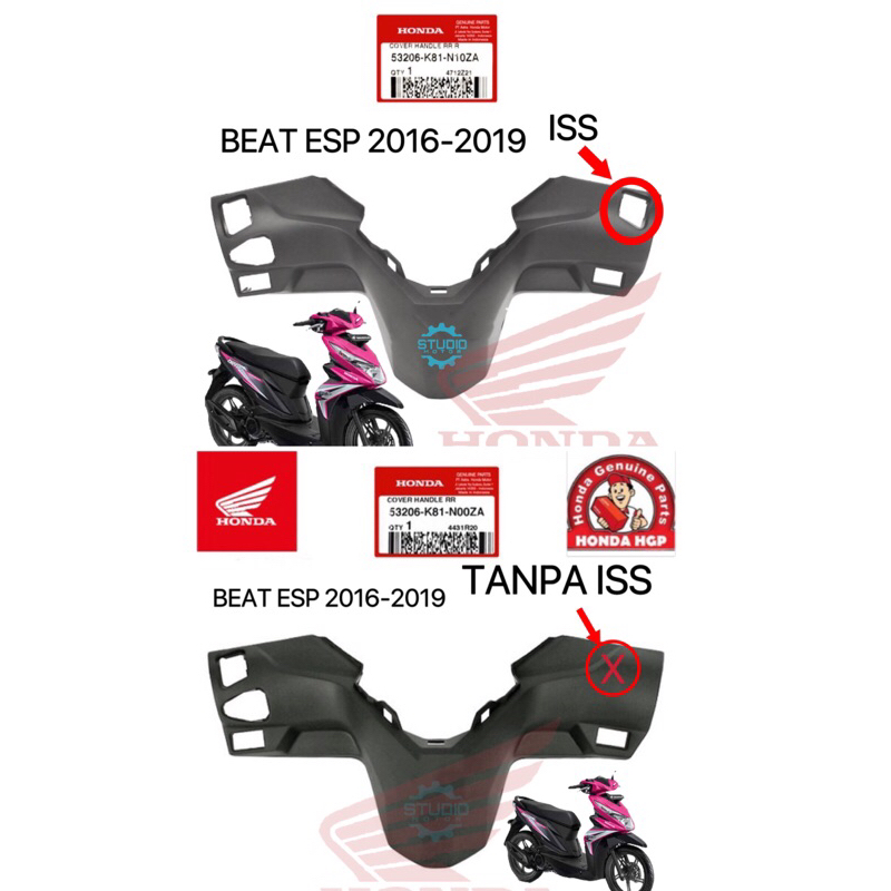 53206K81N10ZA 53206K81N00ZA ฝาครอบด้านหลัง SpeedoMeter ด้านหลังด้านหน้าใหม่ Beat Eco หุ่นยนต์ K81 20