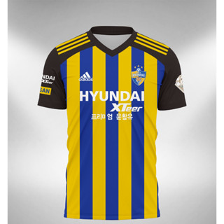 เสื้อกีฬาแขนสั้น ลายทีม Jersey Ulsan Hyundai Home Away 2023 2024