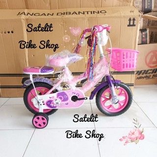Sepeda Anak Cewek Ukuran 12 Tango Foster Atlantis Velion Centrum Rolet Mortein Kuromi Generation Asagi Dee Dee Ban Eva Sepeda Anak Perempuan Pink Ungu Sepeda Anak Murah