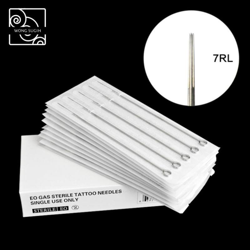 RL7 / 7RL Coil Tattoo Needle - Hand Poke - Needle Tattoo Round Liner Coil & Rotary - Premium - คุณภา