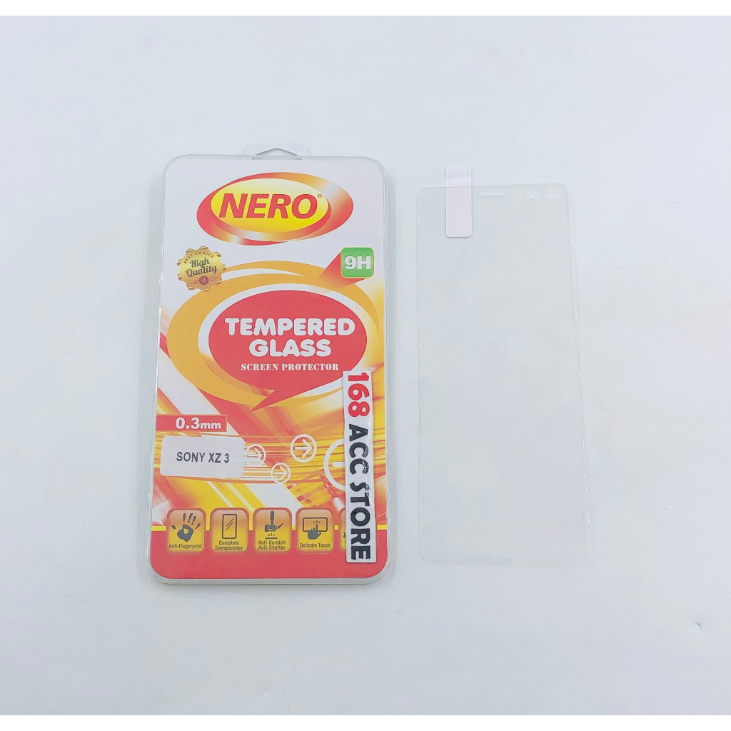 TEMPERED GLASS SONY EXPERIA XZ1 COMPACT / ANTI-SCRATCH GLASS XZ3 / XZ4 NERO