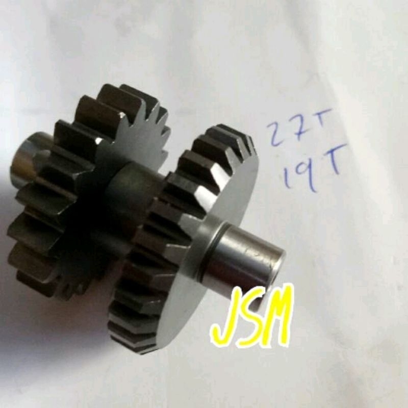 เกียร์สตาร์ท Kawasaki klx 27T 19T idell