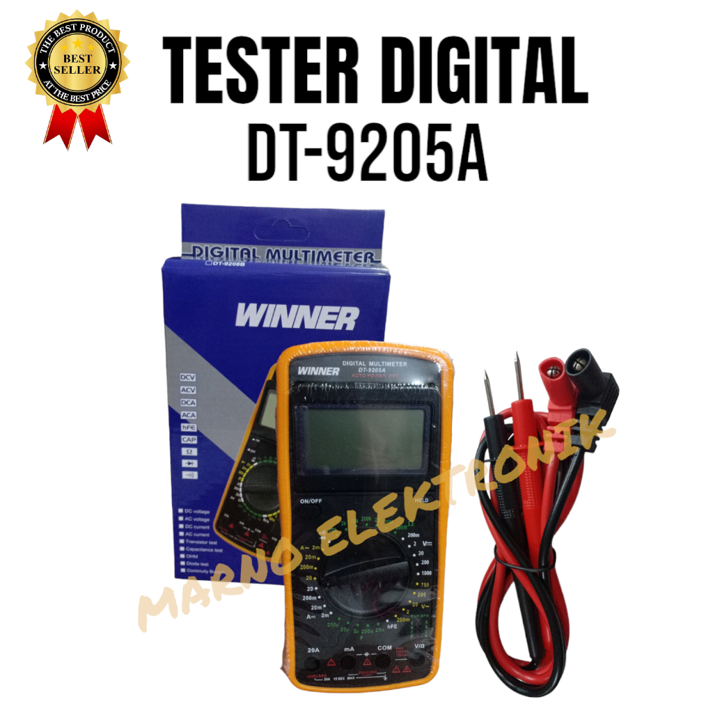 DIGITAL TESTER DT-9205A DT9205A DT 922052A ของแท้