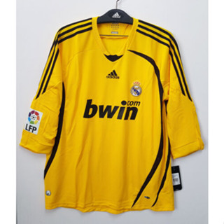 เสื้อกีฬาแขนสั้น ลายทีมผู้รักษาประตู Real Madrid 2008