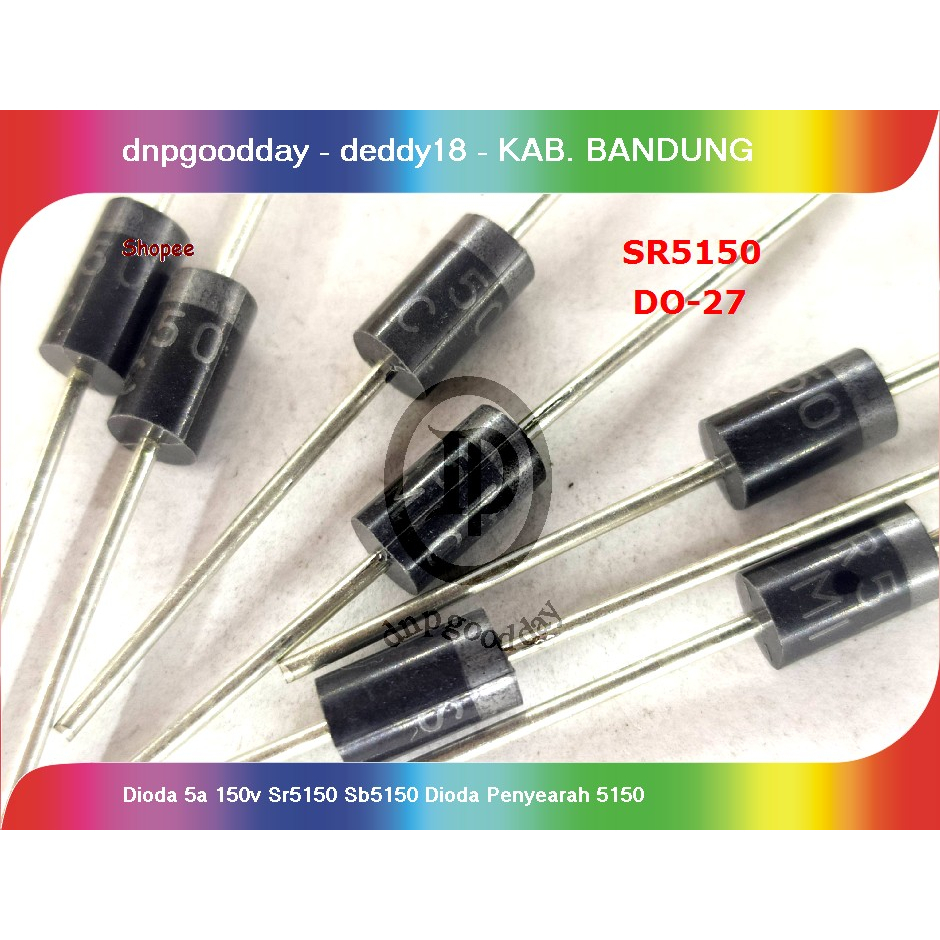 ไดโอด 5a 150v Sr5150 Sb5150 ไดโอดเรียงกระแส 5150