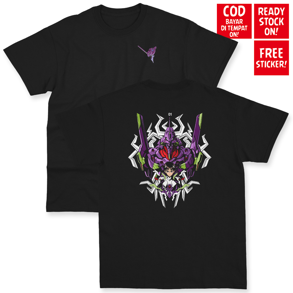 NEON GENESIS EVANGELION EVA ONE SHINJI IKARI ANIME MANGA JAPAN เสื้อยืด