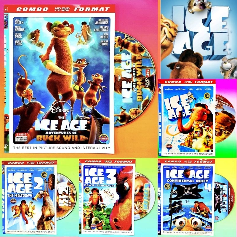 ใหม่ล่าสุด ICE AGE FILM VARIANTS - ใหม่ ICE AGE CARTOON CHILDRENS FILM - LAST ICE AGE CARTOON OFFICE