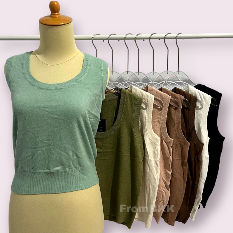 [FMBKK] SY42 ONE-K KNIT TOP IMPORT BANGKOK BRAND AS STUDIO