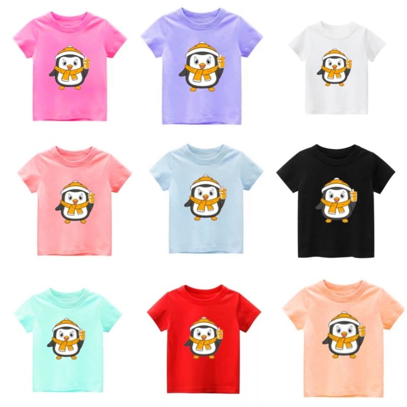 GIRLS AND BOYS เสื้อยืด CHILDRENS 1 ถึง 10 ปี AI-CHA MOTIF