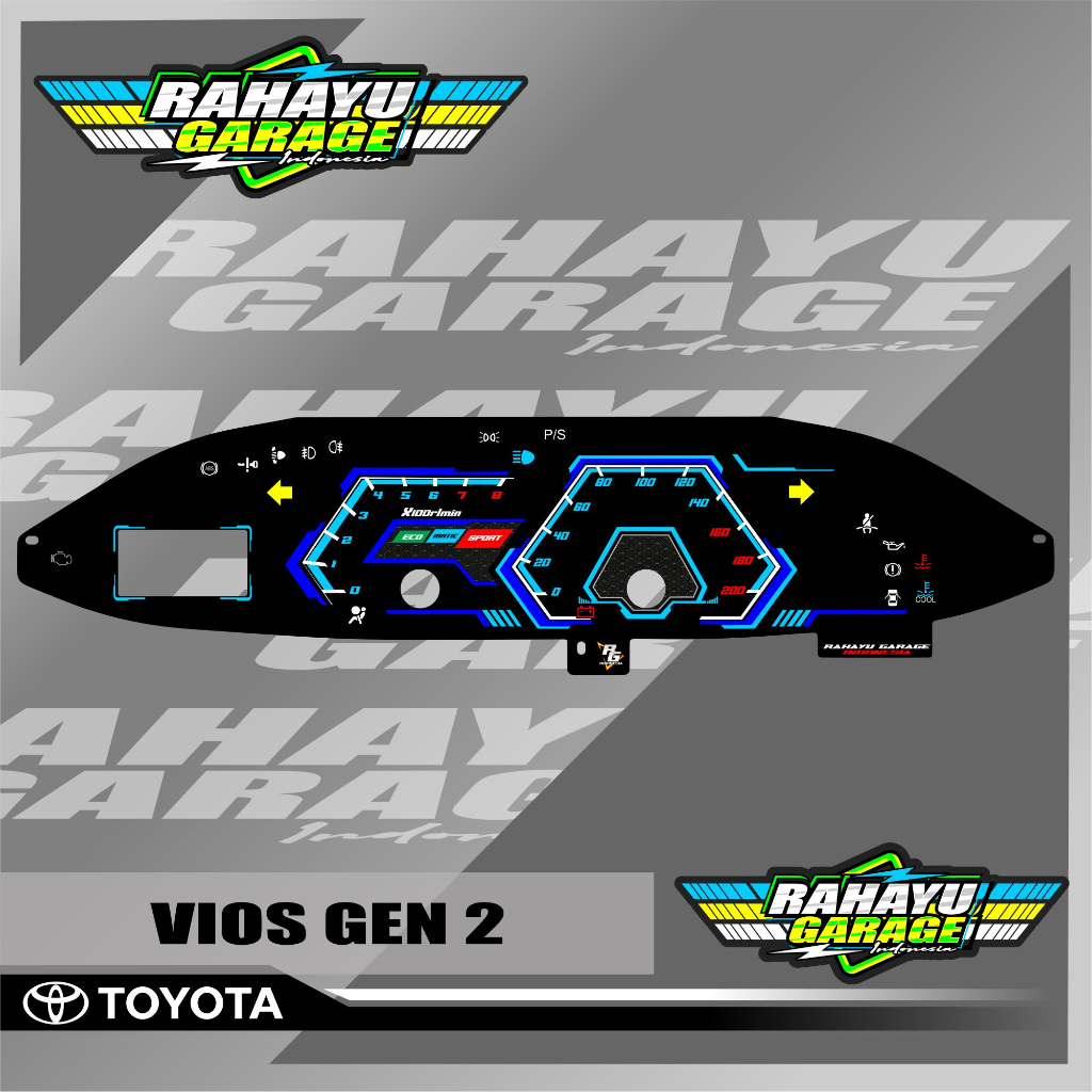 Vios GEN 2 SPEEDOMETER PANEL CUSTOM VIOS GEN 2 SPIDOMETER