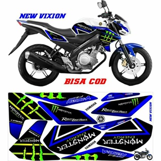 สติกเกอร์ vixion new 2013-2015 monster สําหรับติดตกแต่ง