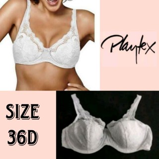 Playtex เสื้อชั้นใน สีขาว พร้อมโฟมบาง [ขนาด 36D]