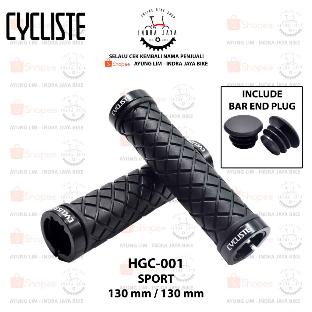 CYCLISTE HAND GRIP DUAL LOCK ON - HGC-001 SPORT