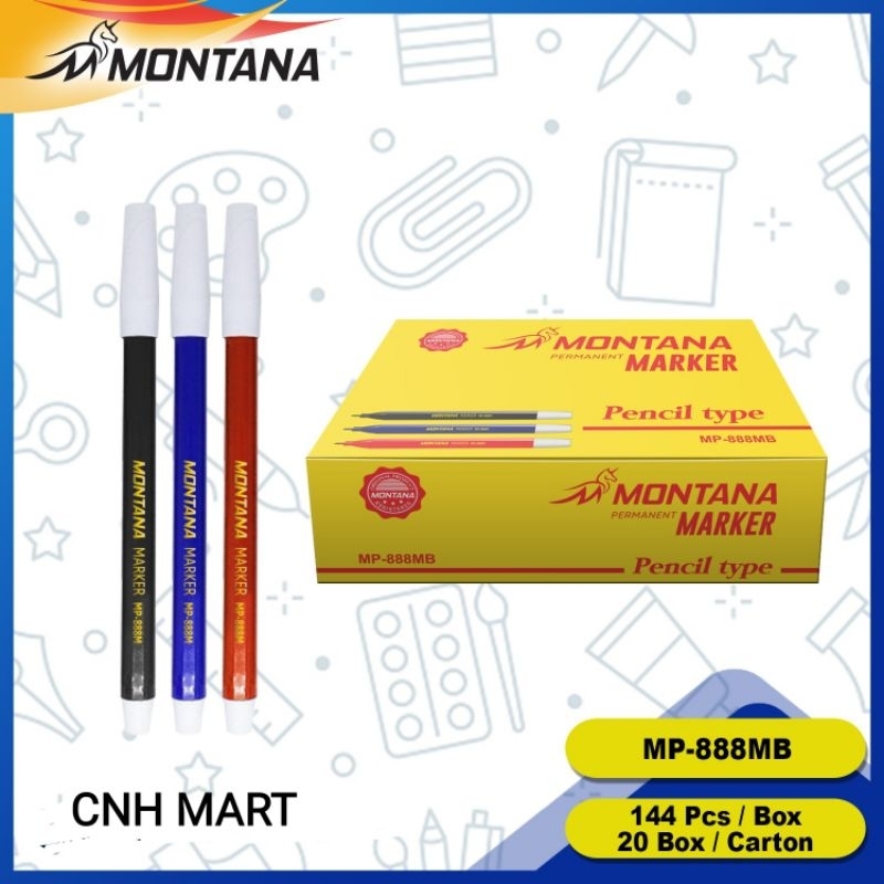 Montana Marker MP-888 MB Small Marker/PRICE สําหรับ 12 ชิ้น