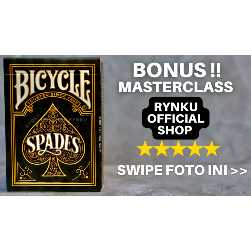 REMI BICYCLE SPADES การ์ดเล่น + BONUS
