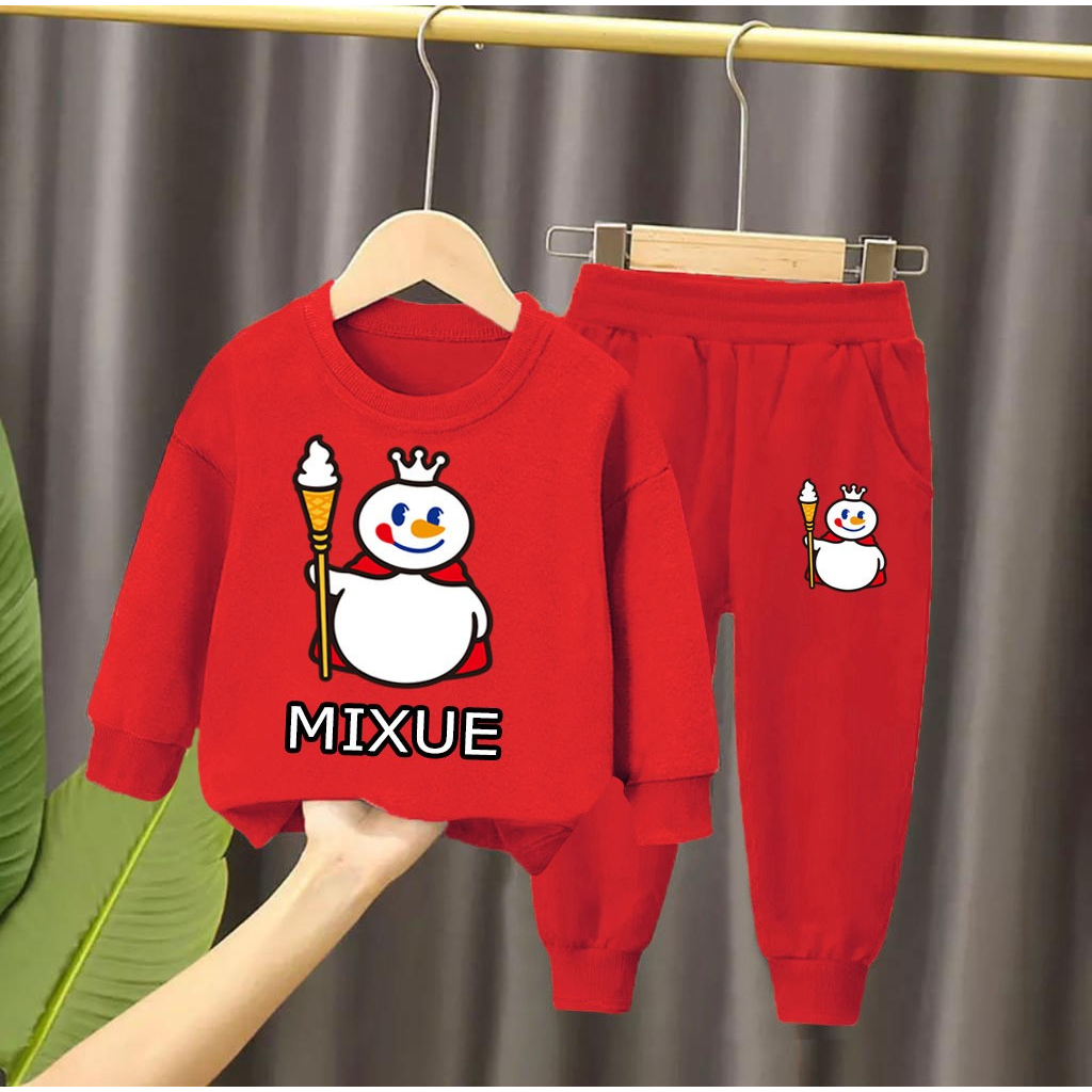 MIXUE MOTIF SWETER SET ชุดเด็กชาย 1-5 ปี