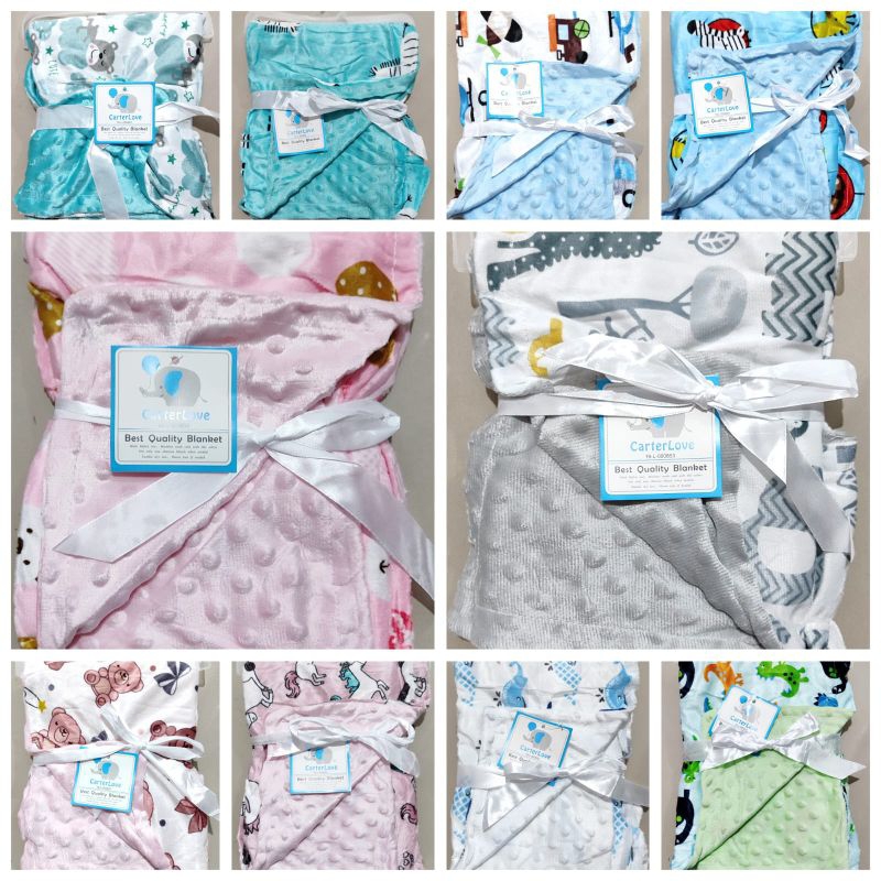 DOUBLE FLEECE BUBBLE BLANKET