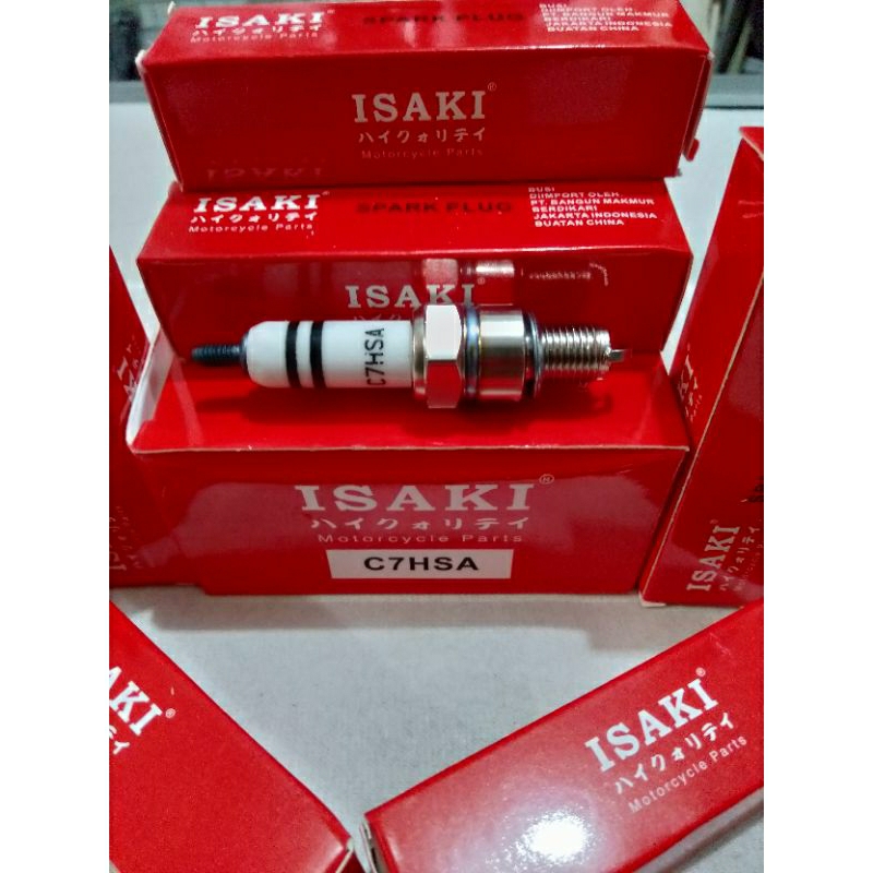 ISAKI C7HSA SPARK PLUG สําหรับ MIO, GRAND, OLD SUPRA, F1ZR