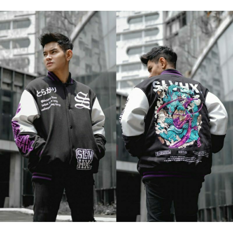 อะนิเมะ Varsity / Roronoa Zoro Varsity Jacket / Varsity salvio