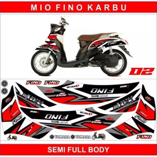 สติกเกอร์กึ่งเต็ม สําหรับตกแต่ง Yamaha Fino 125 Yamaha Fino FI