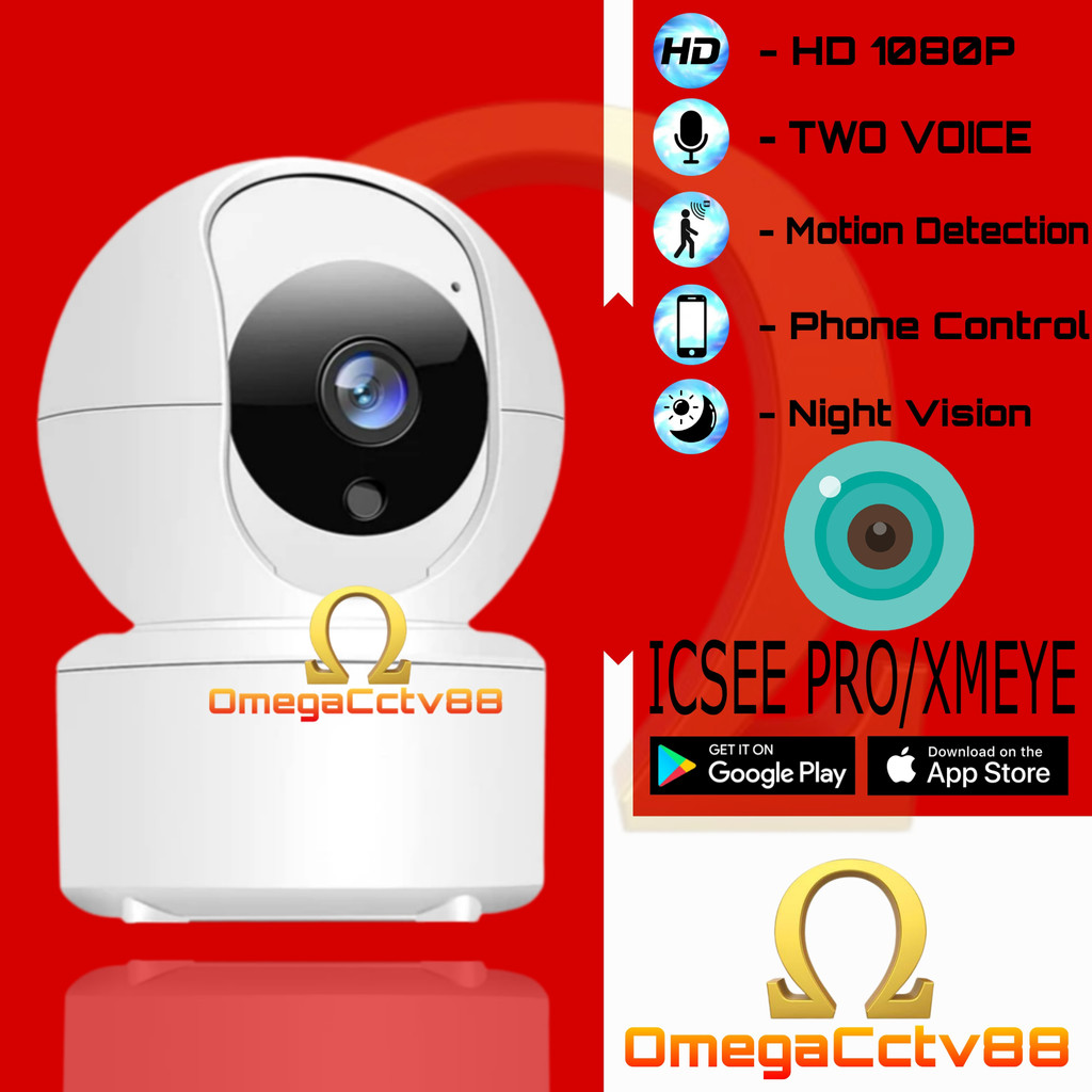 Ip CAMERA กล้องวงจรปิด 8MP FULL HD BABY CAM ICSEE XMEYE กล้องวงจรปิดเด็ก