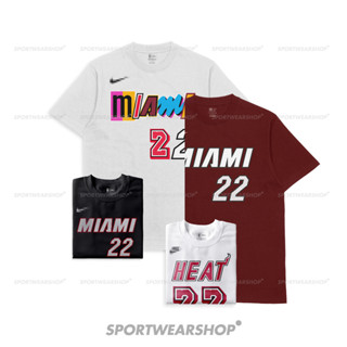 เสื้อยืดบาสเก็ตบอล NBA Miami Heat Jimmy Butler สําหรับผู้ชาย และผู้หญิง 22