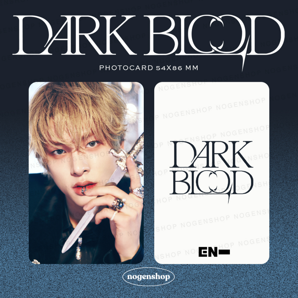ENHYPEN DARK BLOOD PC PHOTOCARD [FANMADE]
