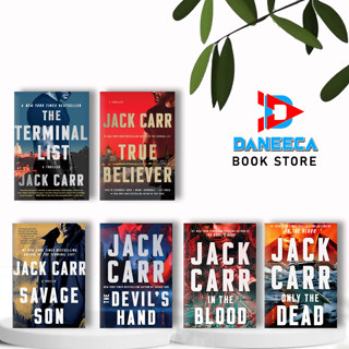 รายชื่อผู้บริหาร (ซีรีส์ 6 เล่ม) โดย Jack Carr (รายชื่อผู้บริหาร, True Believer, Savage Son, the Devils Hand, In the Blood, Only the Dead)