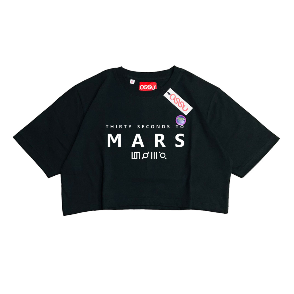 CROP TOP BAND TEE THIRTY SECONDS TO MARS LOGO | CROPTOP 30 วินาทีถึง MARS