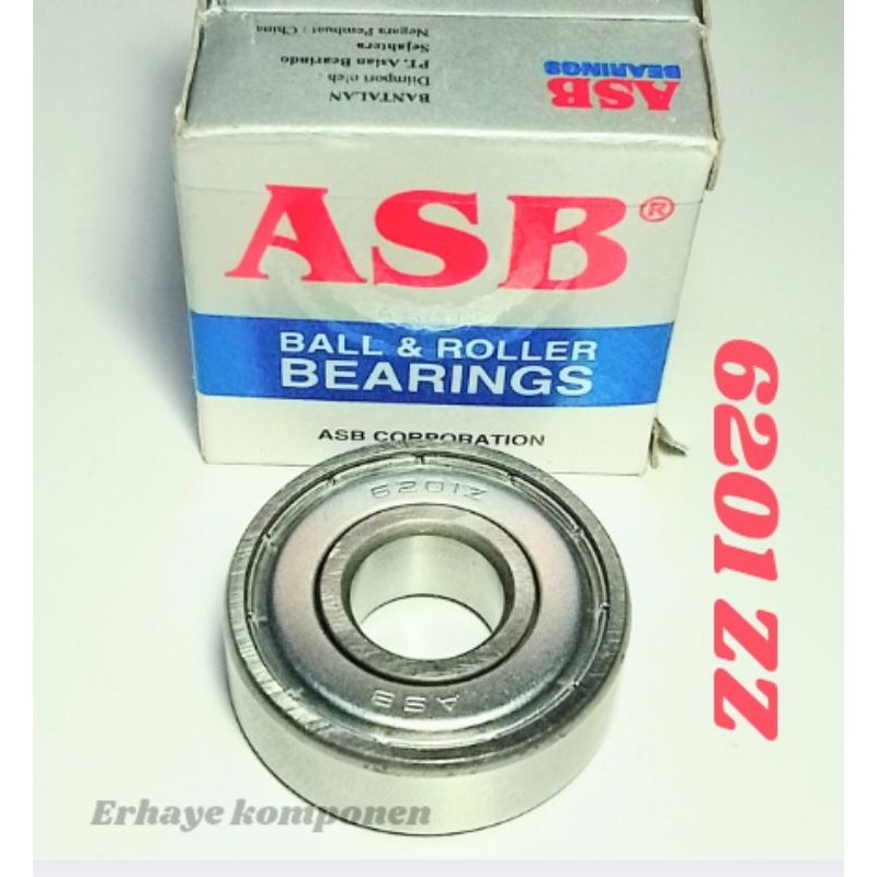 แบริ่ง 6201 zz Bearing 6201ZZ ASB ปั๊ม Shimizu ดั้งเดิม