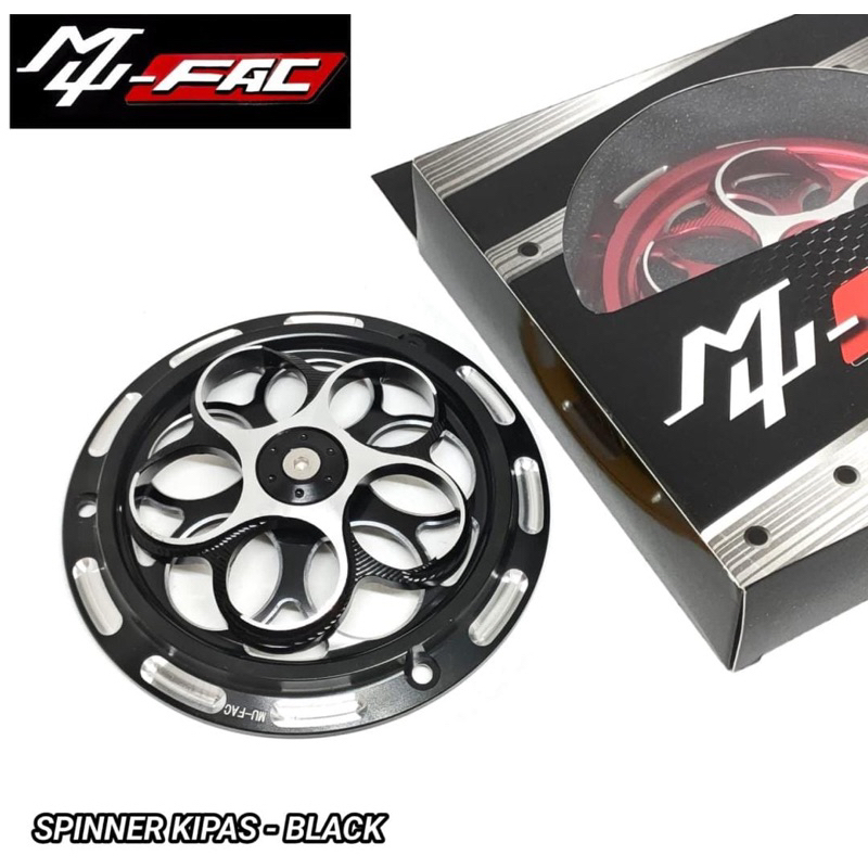 CNC SPINNER COVER RADIATOR พัดลม PROTECTOR CNC VESPA SPRINT PRIMAVERA LX S125 SCOOPY BEAT FI MIO VARIO CNC SPINNER ฝาครอบพัดลม VESPA SPINNER