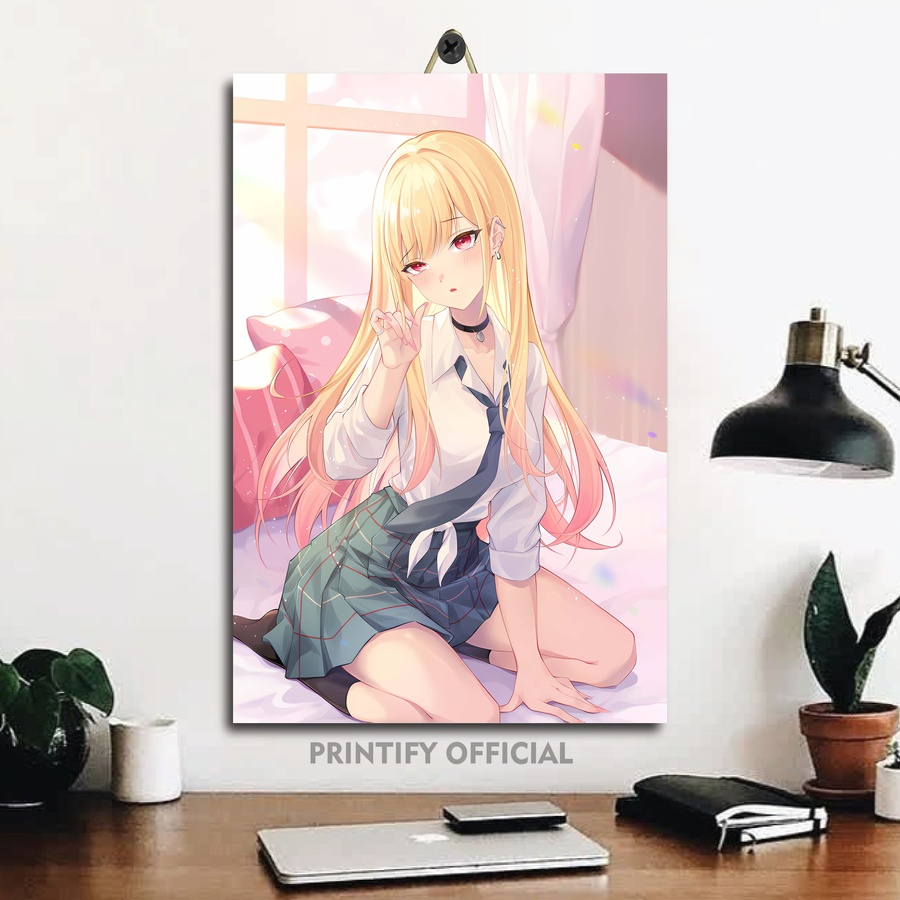 SAJUNA INUI ROOM POSTER 20X30 / PRINTIFY OFFICIAL / ขนาดใหญ่ Room DECORTATION WAIFU SONO BISQUE DOLL