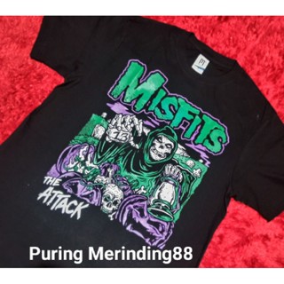 เสื้อยืด พิมพ์ลาย Misfits The Attack