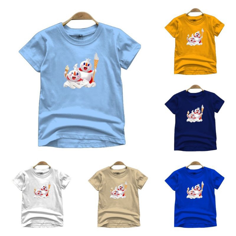 Mixue เสื้อยืด สําหรับเด็ก อายุ 2-16 ปี