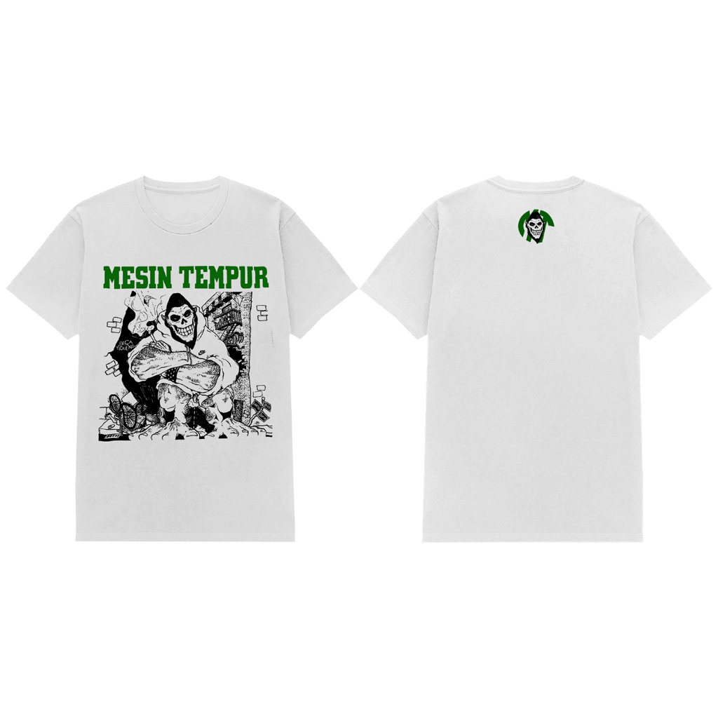 Mesin Rpcknee เสื้อยืด Beca Tiroll Combat Machine Band