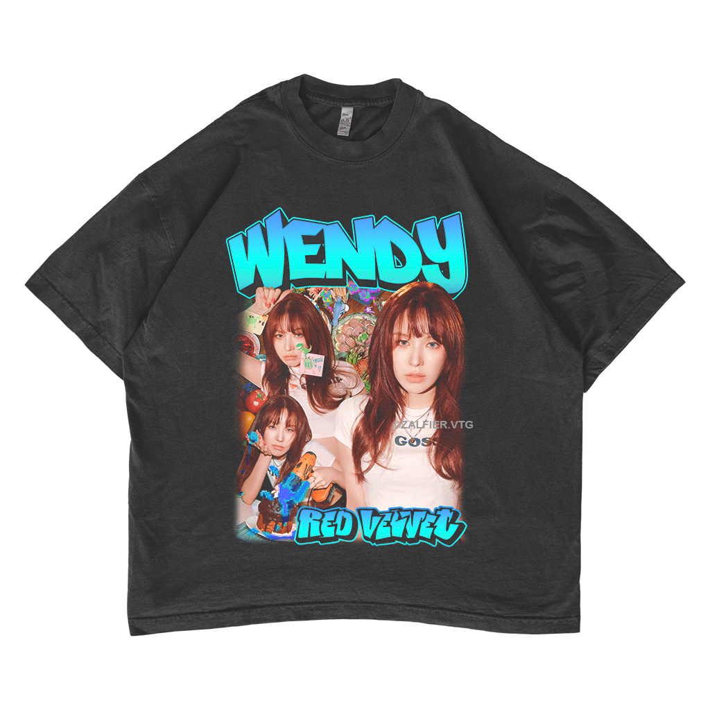 เสื้อยืดโอเวอร์ไซส์ RED VELVET Wendy Kpop 04