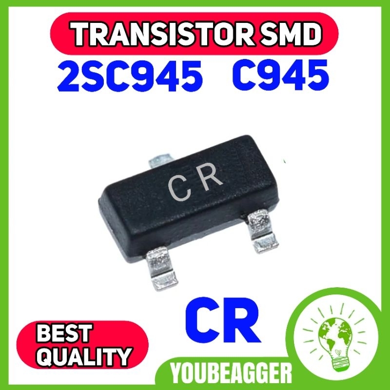 ทรานซิสเตอร์ SMD CR 2SC945 C945 SOT23