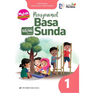 หนังสือเรียนประถม Sundanese Base Pangrumat เกรด 1 SD/MI Curriculum Merdeka Erlangga