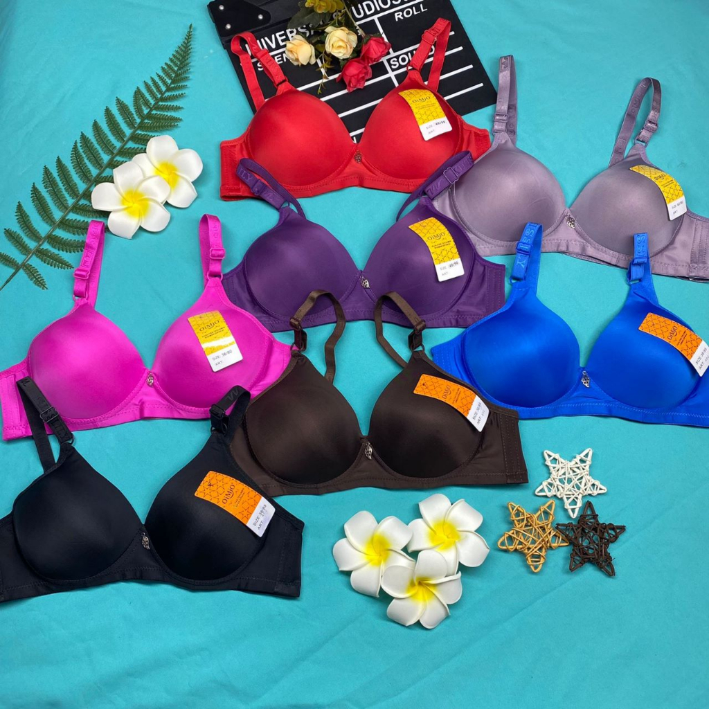 Jessica BRA / BH WOMEN J-638 NO WIRE, THIN FOAM SIZE 36-42 ชุดชั้นในสตรีนําเข้าเนื้อนุ่ม