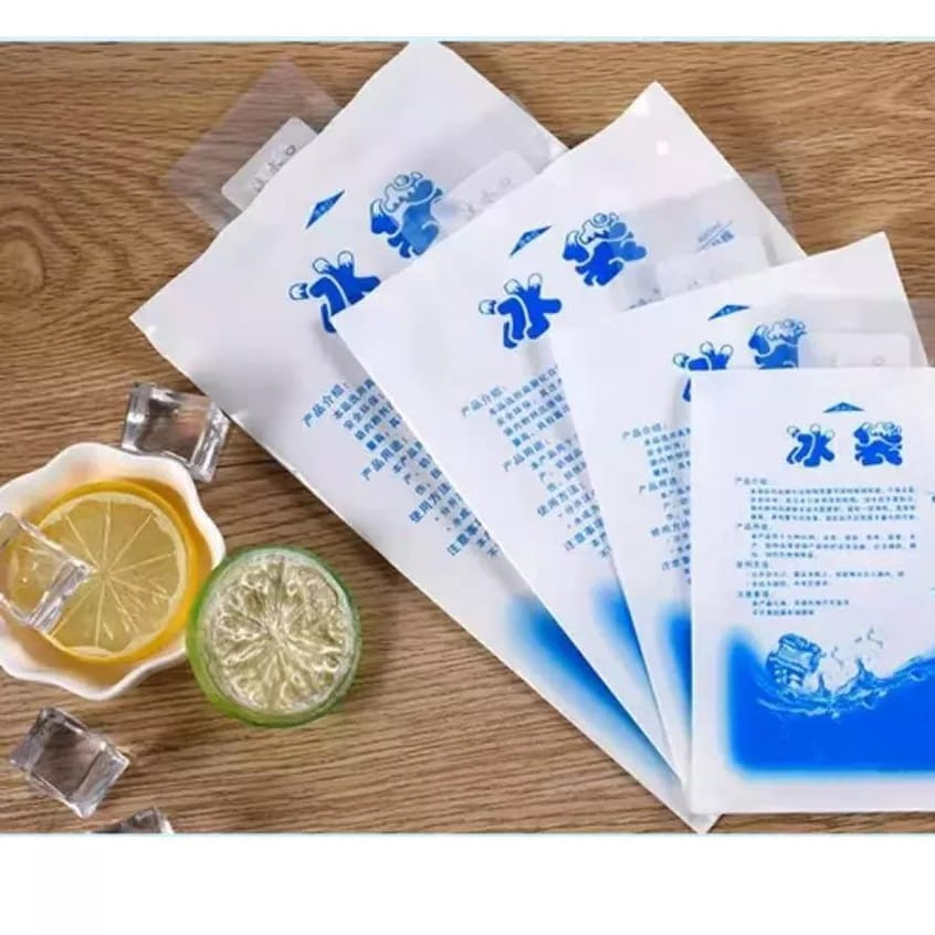 ICE GEL PACK Jelly/Bag/Colder/Blue Ice/Dry Ice [100ml + 400ml]
