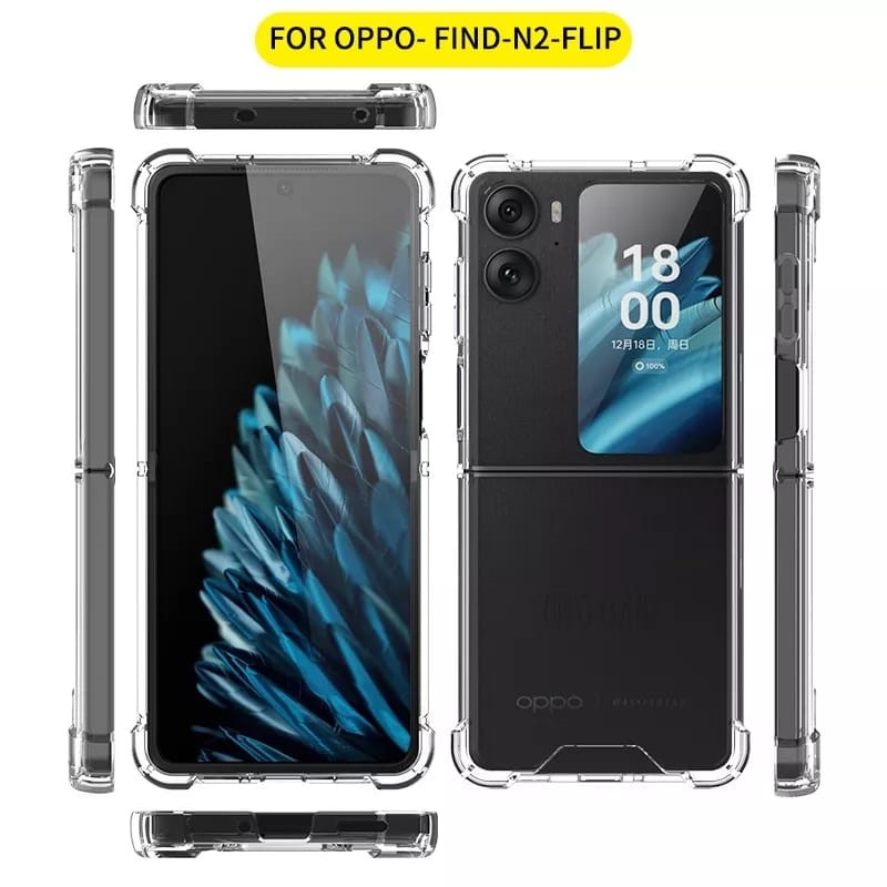 Oppo Find N2 Flip Case Softcase CACK HD CAMERA PROTECTION Case Casing Hp Oppo Find N2 Flip
