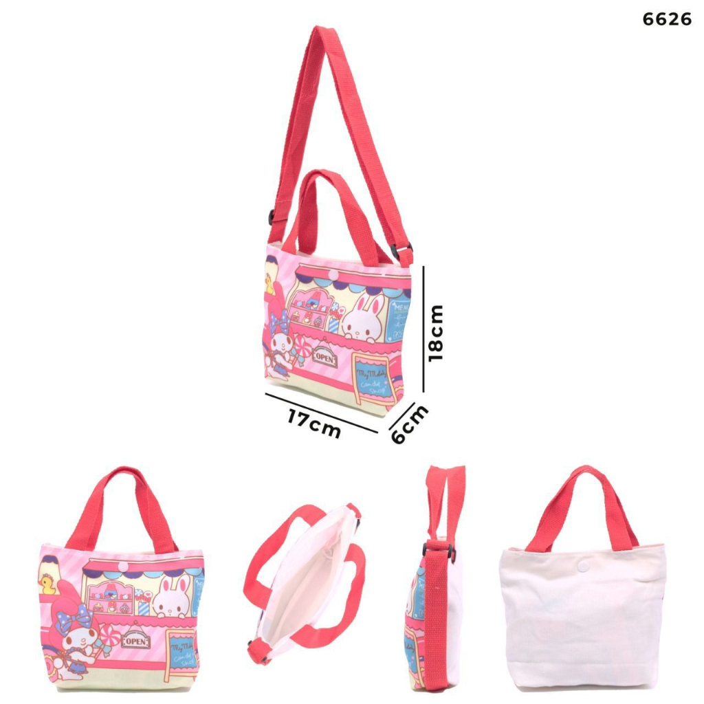 Mixelo 6626 กระเป๋าสะพายข้างมีลาย