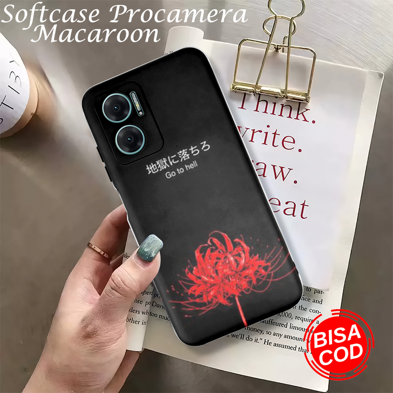 เคส-Xiaomi-Redmi-10-5G-Latest-Motif-Paint-Liquid-Procamera-Color-Macaron-Softcase-Back-Protector-Hp-