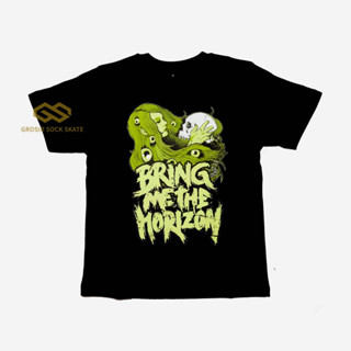 เสื้อยืด พิมพ์ลาย BMTH Music สําหรับเด็กอายุ 1-12 ปี