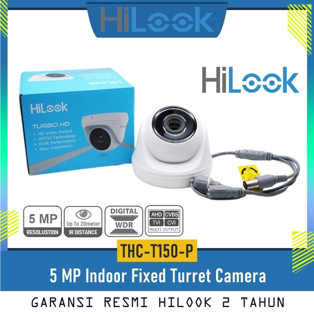 HILOOK กล้องวงจรปิดในร่ม by HIKVISION 5MP THC-T150-P
